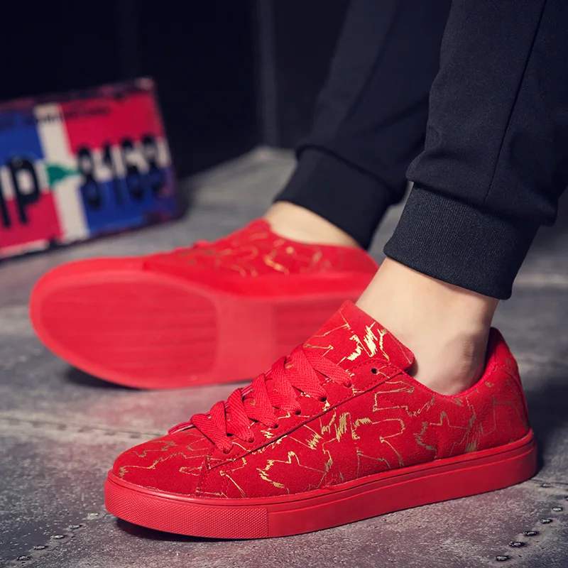 Z 2017 Суперзвезда Известный Печати Мужчин Повседневная Обувь Европейский Стиль