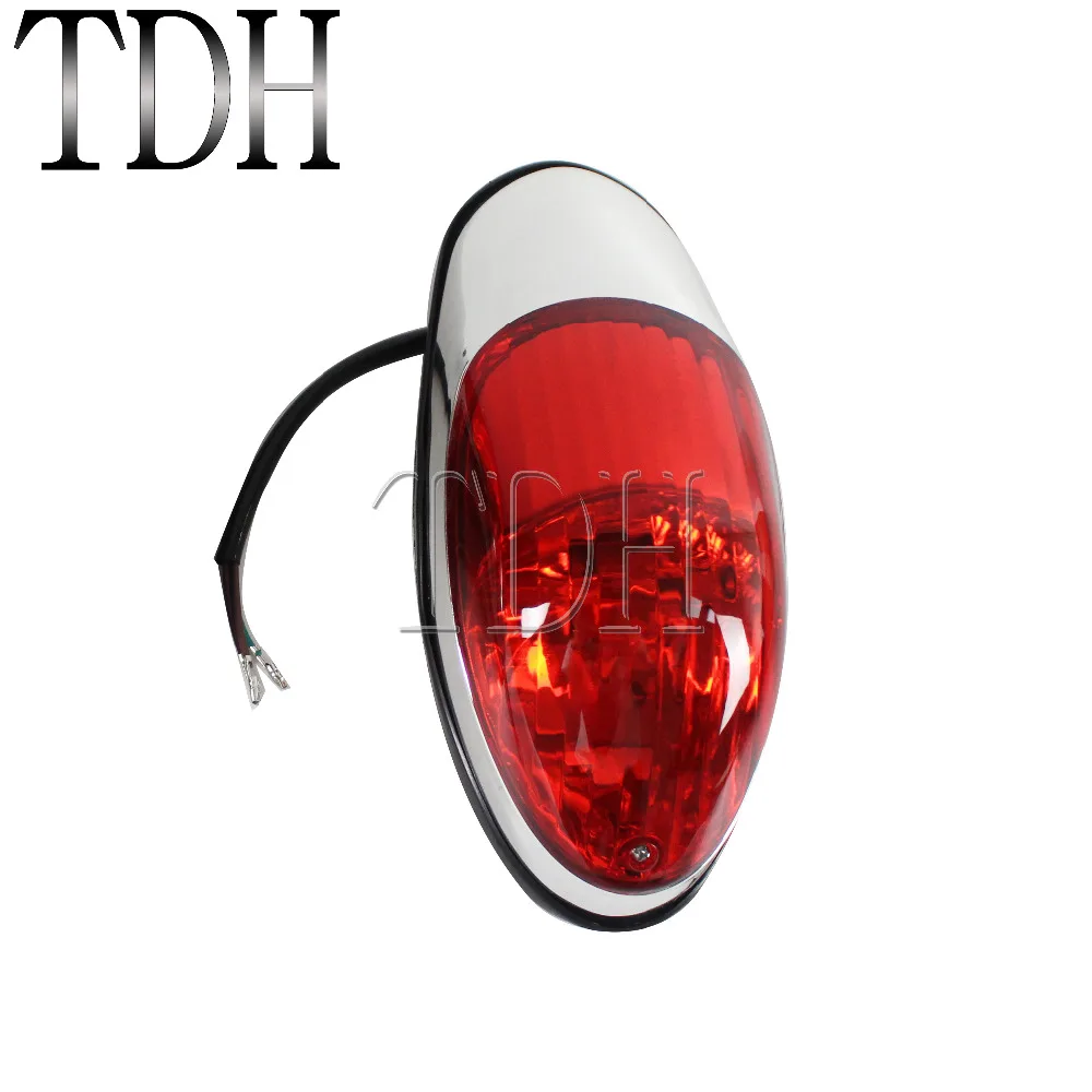 12V красный мотоциклы мотоцикл тормозных хвост светильник задние лампы светильник стоп светильник s для Harley Honda Yamaha Сузуки Кавасаки