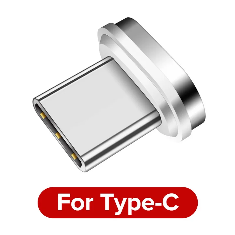 For Type C Plug GETIHU 2 м Магнитный кабель Быстрый 3A для iPhone XS samsung зарядное устройство Quick Charge 3,0 Micro usb type C Магнитный шнур для зарядки телефона - Цвет: For Type C Plug