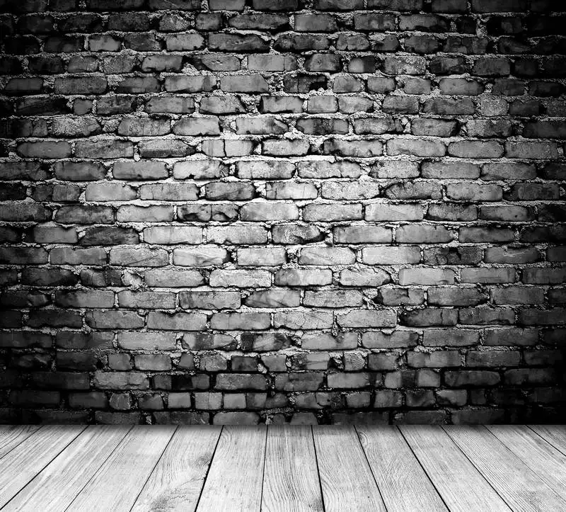 

Seamless thin Vinyl Photography background Computed Printed Brick walls and Wooden floors Backdrops for Photo studio F-1453