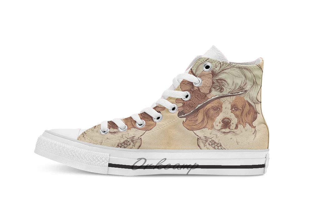 Модные брюки Шляпа Высокая парусиновая обувь на плоской подошве Повседневные