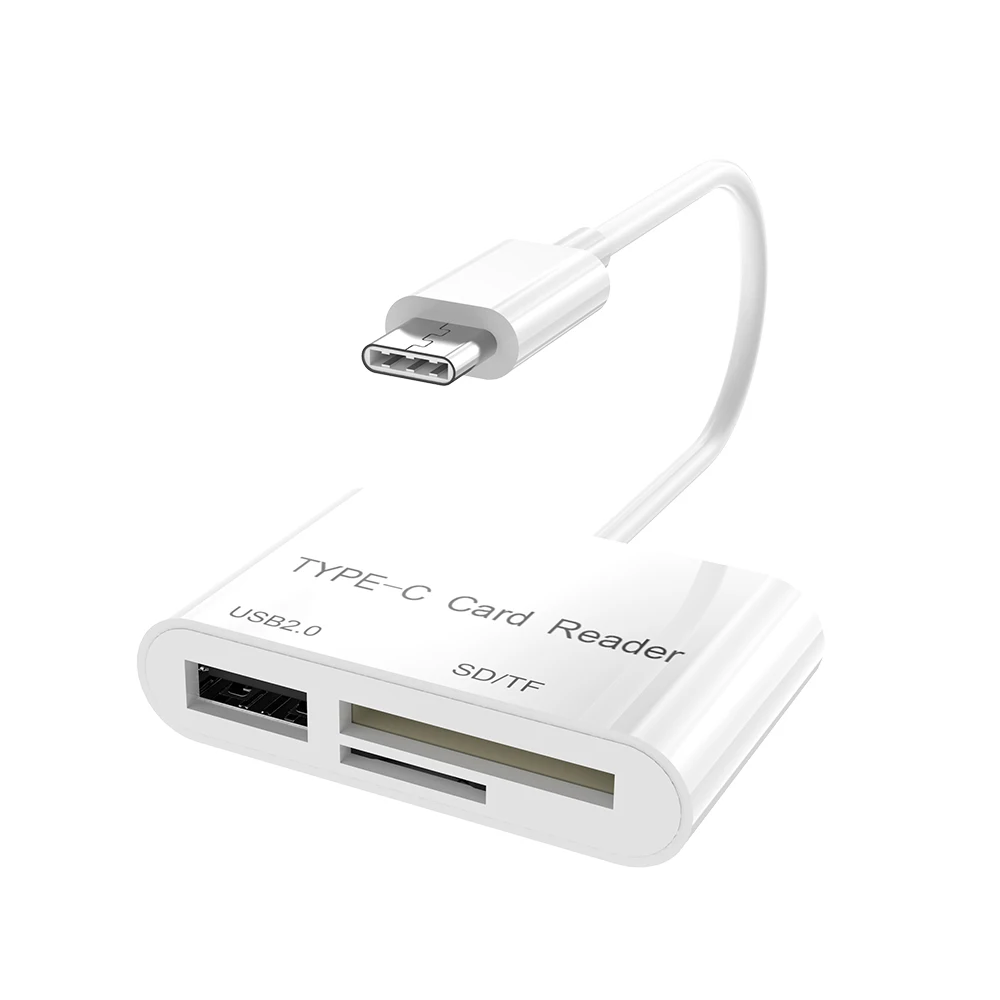 Устройство для чтения USB-карт 3 в 1 кабель Type C SD Micro TF Macbook Pro порт Type-C | Компьютеры и