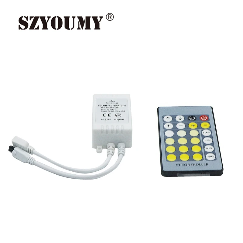 SZYOUMY Новый 24 кнопочный ИК пульт дистанционного управления диммером для двойной
