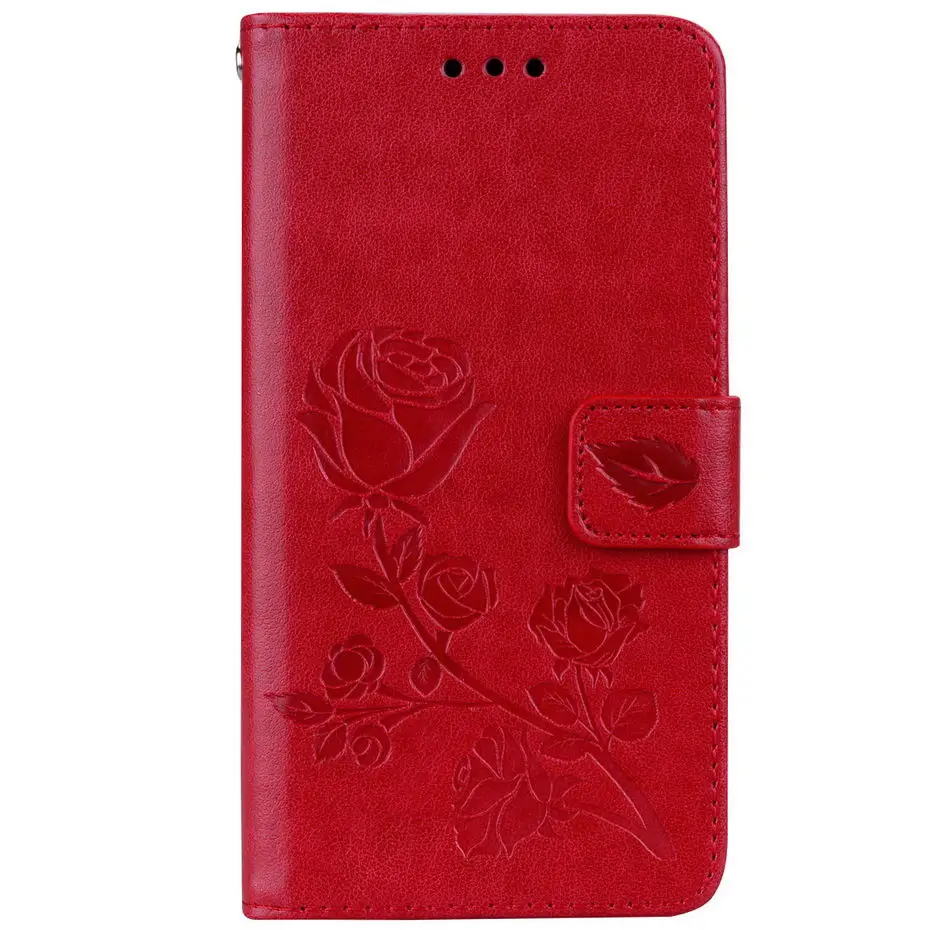 Red A20E из искусственной кожи с откидывающейся крышкой для Samsung Galaxy A20E чехол-портмоне с откидной крышкой чехол для телефона для A20e в 20e A202F A202 SM-A202F чехол для телефона - Цвет: Red