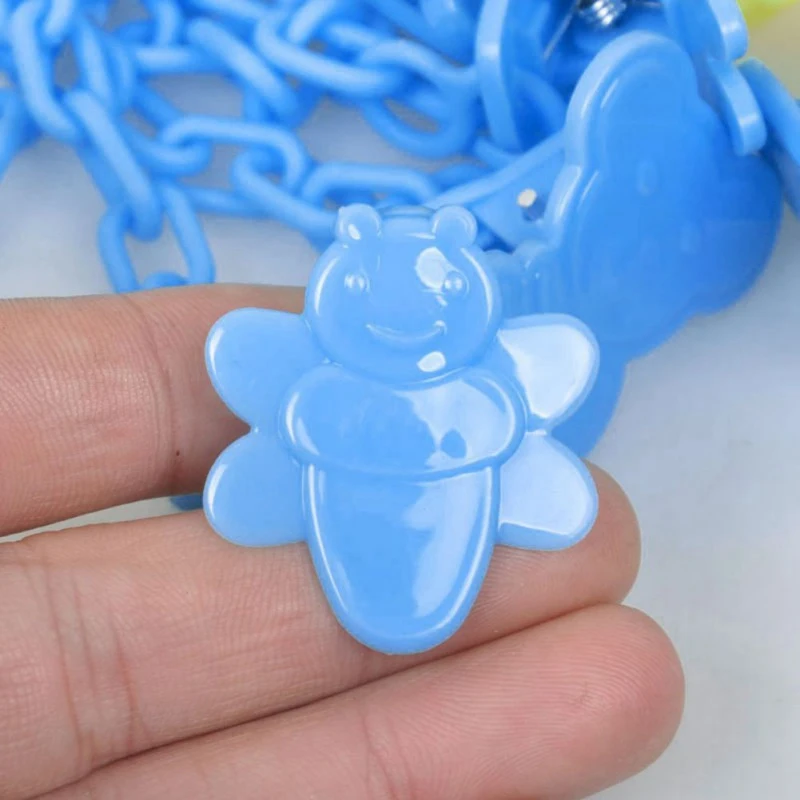 Зажим-цепочка для соски новорожденных случайный цвет кормления ребенка