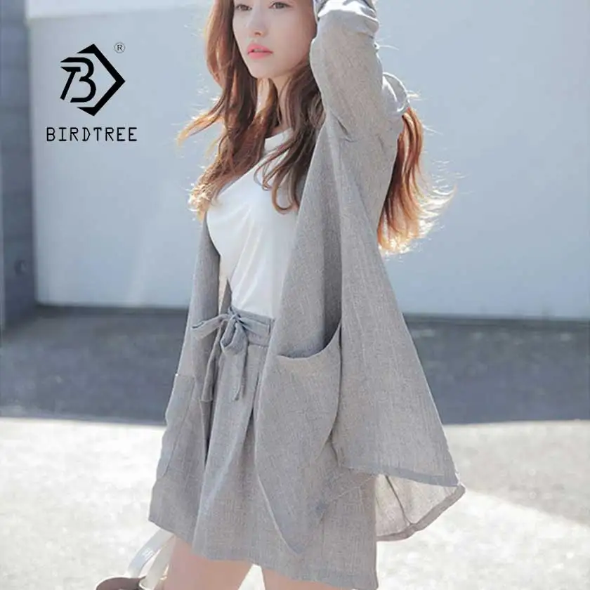 Новый летний комплект из двух предметов органической кожи однотонной куртки и