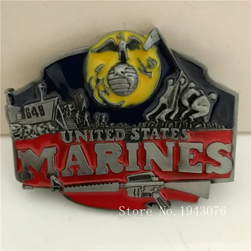 Розничная продажа новинка мужские металлические пряжки для ремня военно-морских