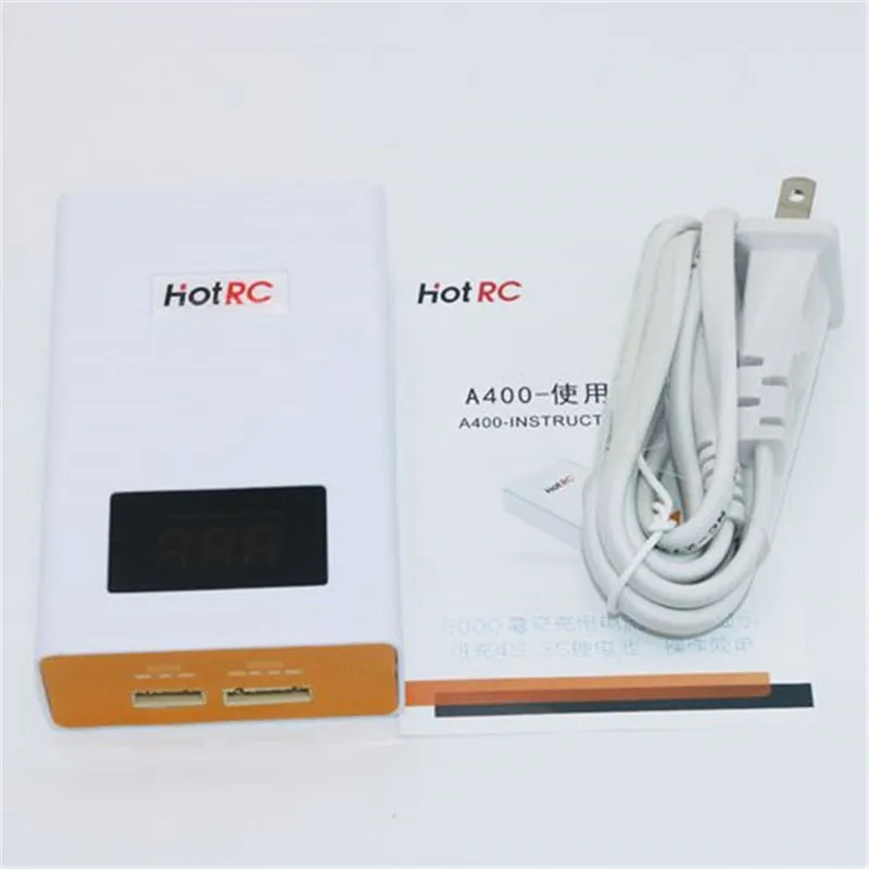 Hotrc A400 цифровое 3S 4S 3000mah RC Lipo зарядное устройство с led экраном быстрое для