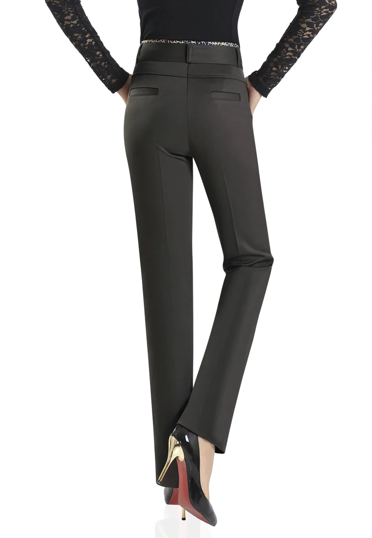 Новое поступление высокая талия черный коричневого цвета хаки свободного покроя