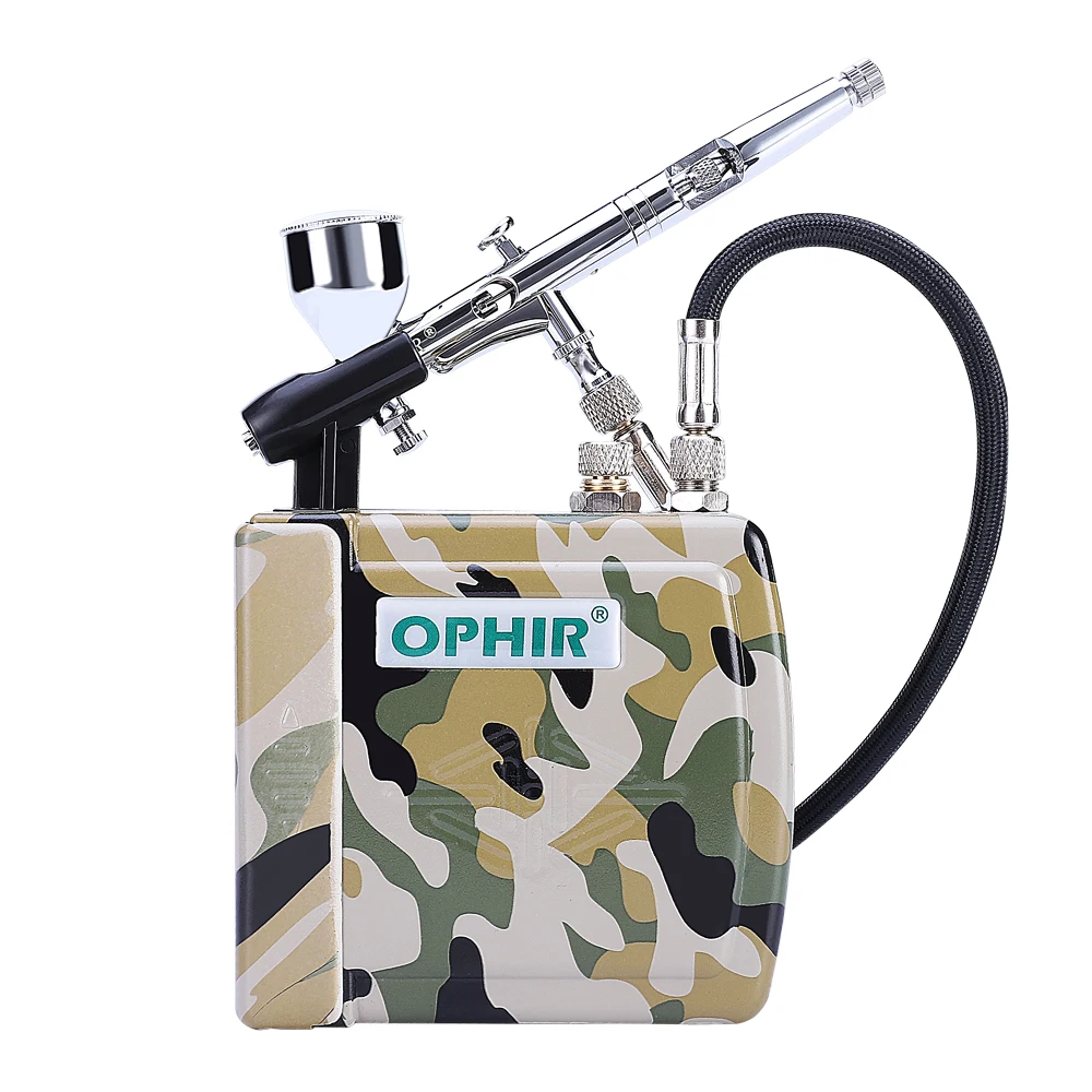 OPHIR Аэрограф для дизайна ногтей набор с мини воздушным компрессором 0 2 мм 3 5