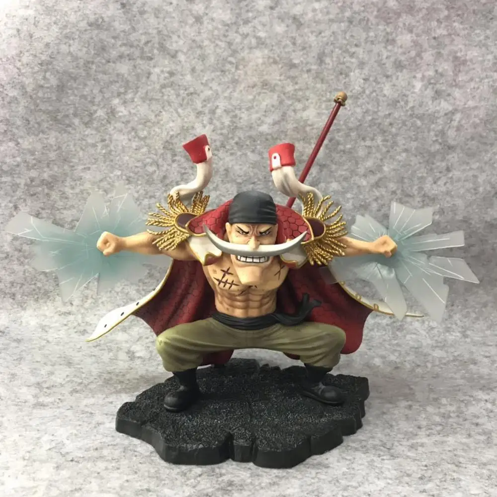 

Anime One Piece Portrait of Pirates Sailing Again Edward Newgate Gura Gura No Mi Ver. Statue PVC Action Figure Model Toys Doll