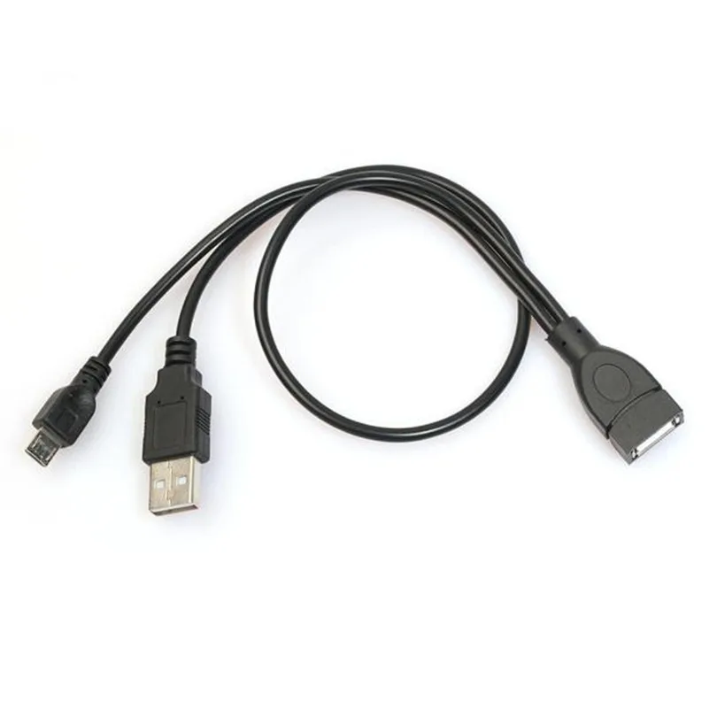 

1 шт. микро USB хост OTG кабель с USB разъемом адаптер питания A30