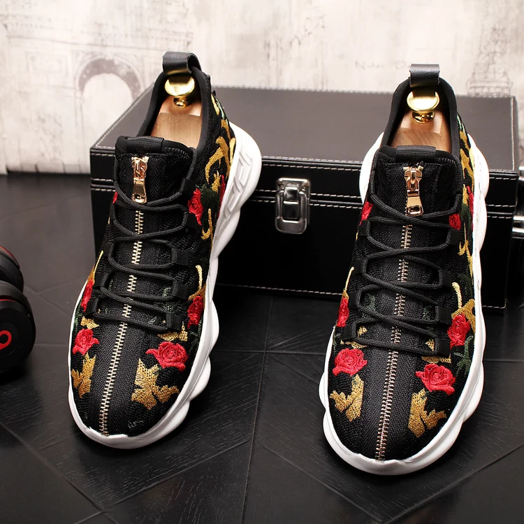 Модные мужские кроссовки унисекс; легкая Осенняя обувь в стиле хип-хоп с цветной вышивкой; дышащая повседневная обувь; zapatillas hombre