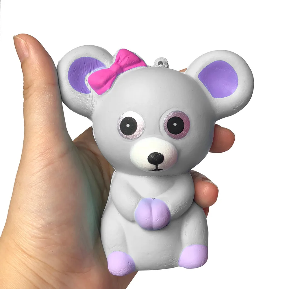Squishies Очаровательная мышь squishi медленно поднимающийся крем Squeeze Ароматизированная антистрессовая пена Squish антистрессовая игрушка Прямая поставка 20