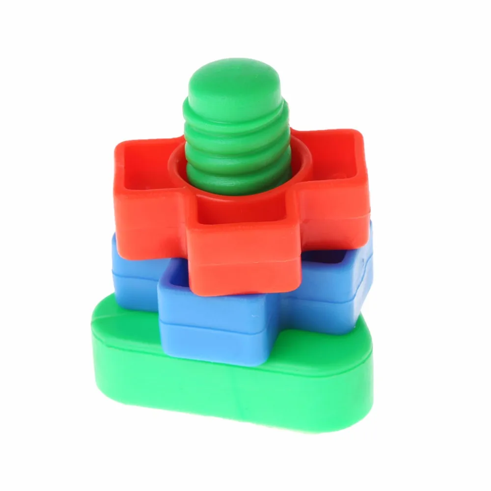 

HBB Insert Blocks Screw Building Blocks Nut Toys Children Educational Montessori Toy