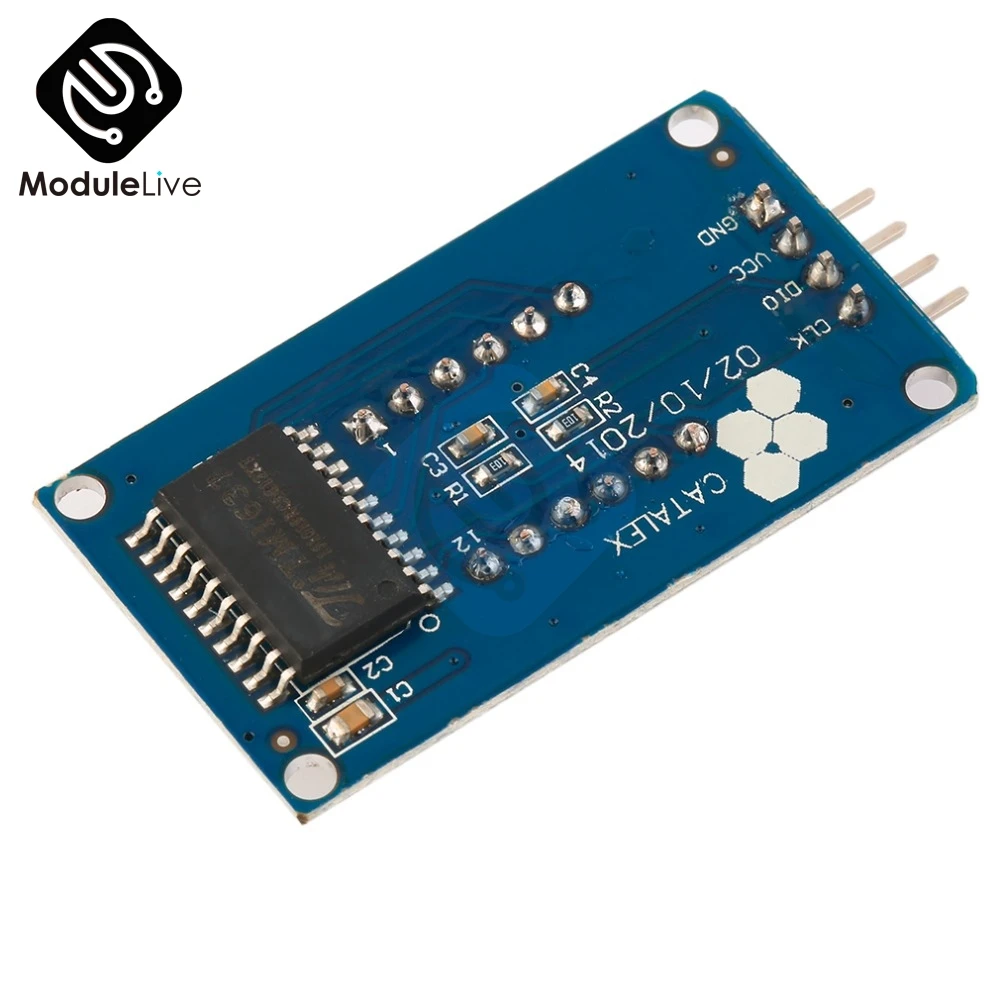 TM1637 светодиодный модуль дисплея для Arduino 7 сегментов 4 бит 0 36 дюймов ''часы