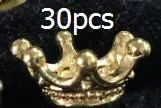 30pcs out GD Кавайная Королевская корона для украшения своими руками, милые королевские короны, аксессуары для рукоделия - Цвет: 30pcs out GD