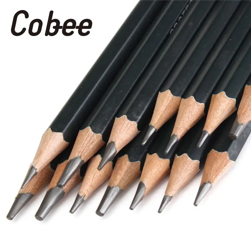 Cobee 14 шт. искусственный набор карандашей с древесным углем для рисования школьный