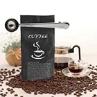 Многофункциональная кофейная ложка с зажимом, из нержавеющей стали, чашка для измерения чая и кофе, ложка для кофе, инструменты для заточки кофе