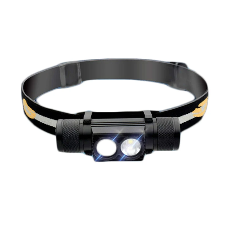 Jiguoor D25 1650LM 2 x XPL светодиодный 6 режимов Мощный водонепроницаемый налобный фонарь