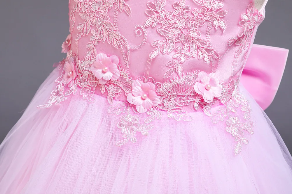CAILENI Children Formal Party Dress New Kid Girls Princess Dress Prom Ball Gown Birthday Gift Frock For Girls 2-10 Years