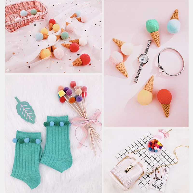 6pcs/set Creativity Simulation Ice Cream Photography Props for Photos Studio Accessories for Home Party DIY Decorations Items images - 6