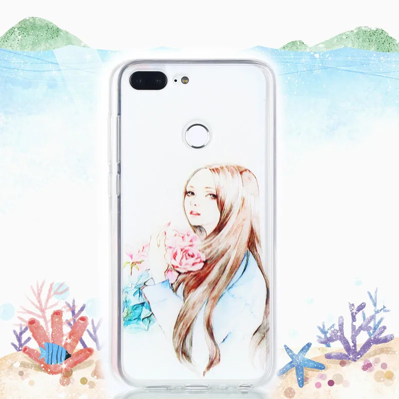 Huawei Honor 9 Lite Case Soft TPU Pattern Shell Cover Light Funda HATOLY |