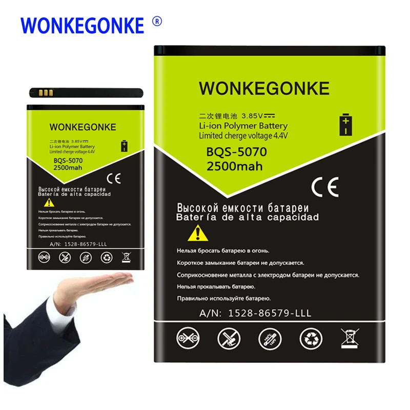 WONKEGONKE BQS 5070 аккумулятор для BQ BQS5070 Magic Nous NS 5004 аккумулятор|Аккумуляторы мобильных