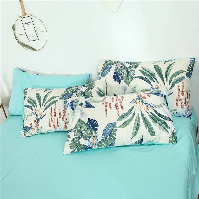 Удобные постельные принадлежности из промытого шелка AB двуспальный простынь