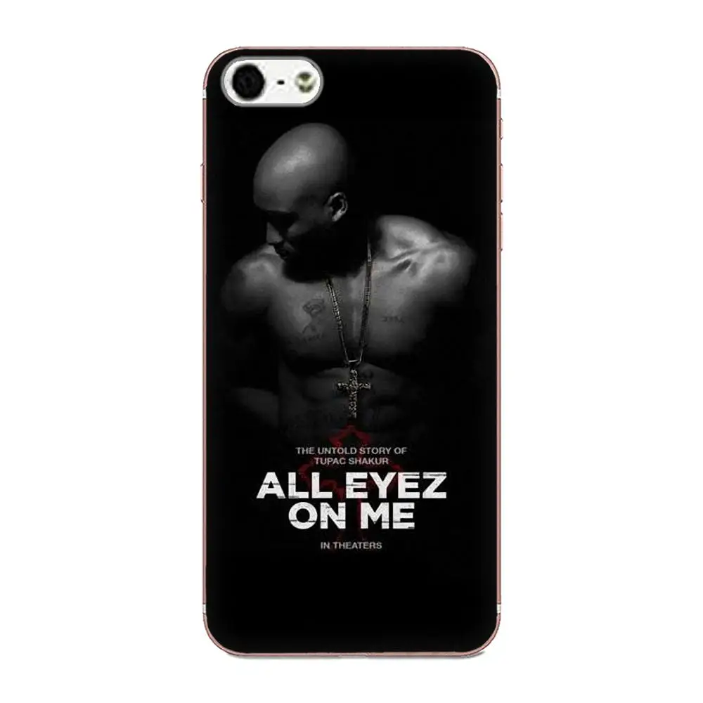 Мягкий чехол из ТПУ для Xiaomi Redmi Note 2 3 3S 4 4A 4X5 5A 6 6A Pro Plus All Eyez On Me 2pac Tupac Shakur | Мобильные