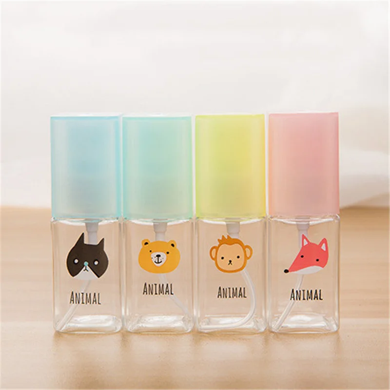35ML Random Pattern 1 шт 35 мл/50 мл/70 мл пластиковый распылитель для путешествий прозрачный мини многоразовый флакон портативный распылитель духов случайный узор - Цвет: 35ML Random Pattern