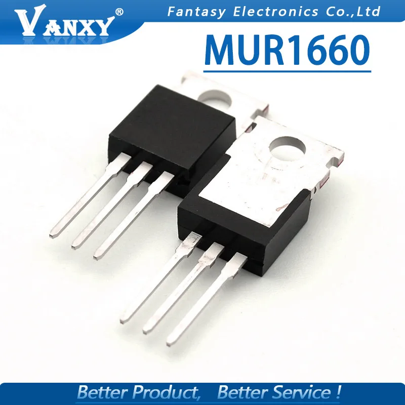 10 шт. MUR1660G TO220 MUR1660CT U1660G TO 220 MUR1660 1660CT новый оригинальный|Интегральные схемы| |