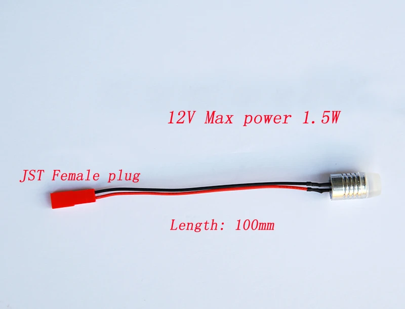 4PCS LED Four-color Searchlight Navi Navigation Light 1.5W 12V Lamp w Aluminum Radiating Spare Parts for RC Aircraft Drone FPV | Игрушки и