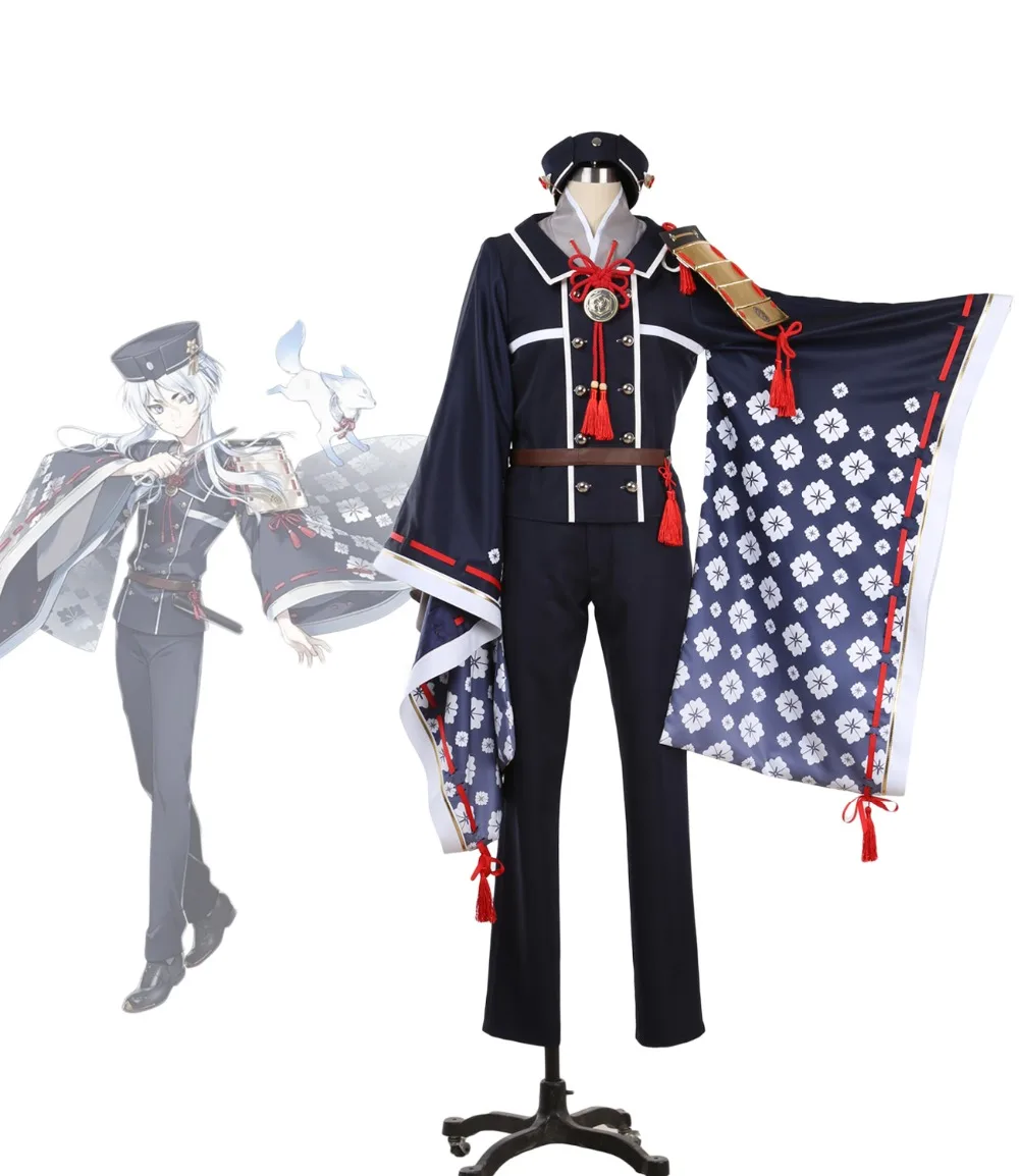 Косплей Hakusan Yoshimitsu косплей Touken Ranbu полный комплект костюм сделанный на заказ