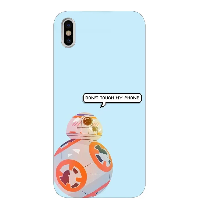 Звездные войны Империя Дарт Вейдер BB8 Мягкий Силиконовый ТПУ чехол для iPhone X 5 11 11PRO