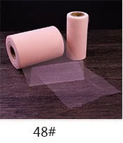 1 ролл суши DIY Красочные 6 дюймов 25 100 ярдов Тюль семья вечерние на день рождения Свадебная вечеринка юбка для стола Украшение вязальная пряжа с юбкой-пачкой в рулоне - Цвет: 180057-44