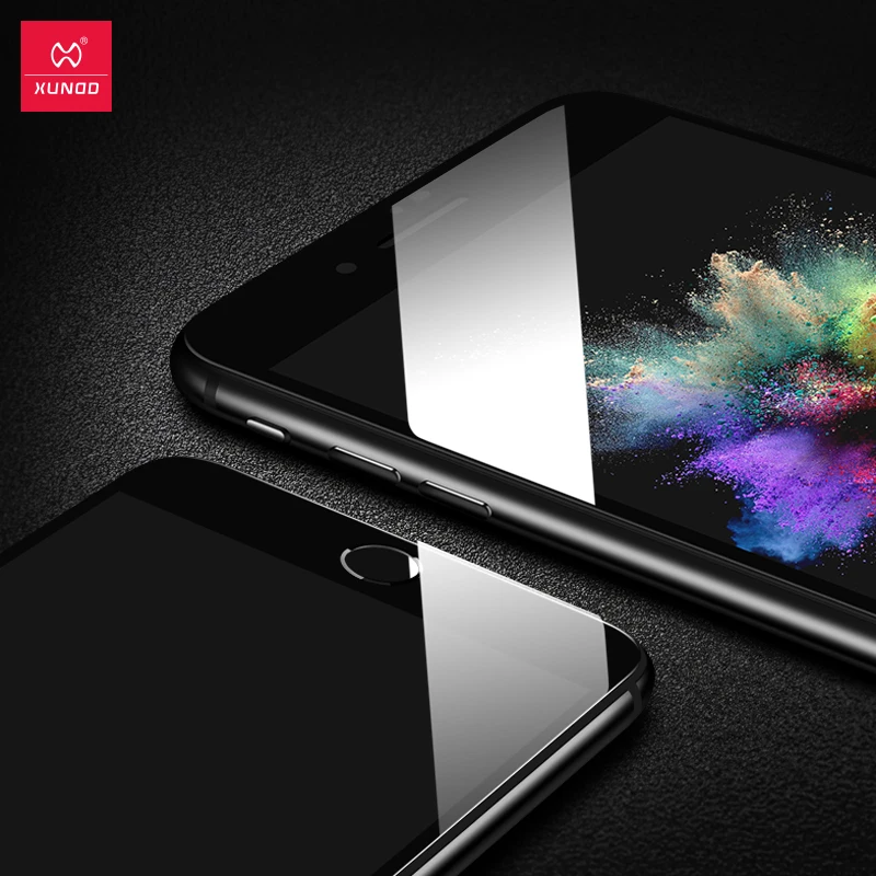 Xundd для iPhone 6 6s plus 7 7s X XS max XR защитное закаленное стекло 2.5D 9H полное Защитное экрана