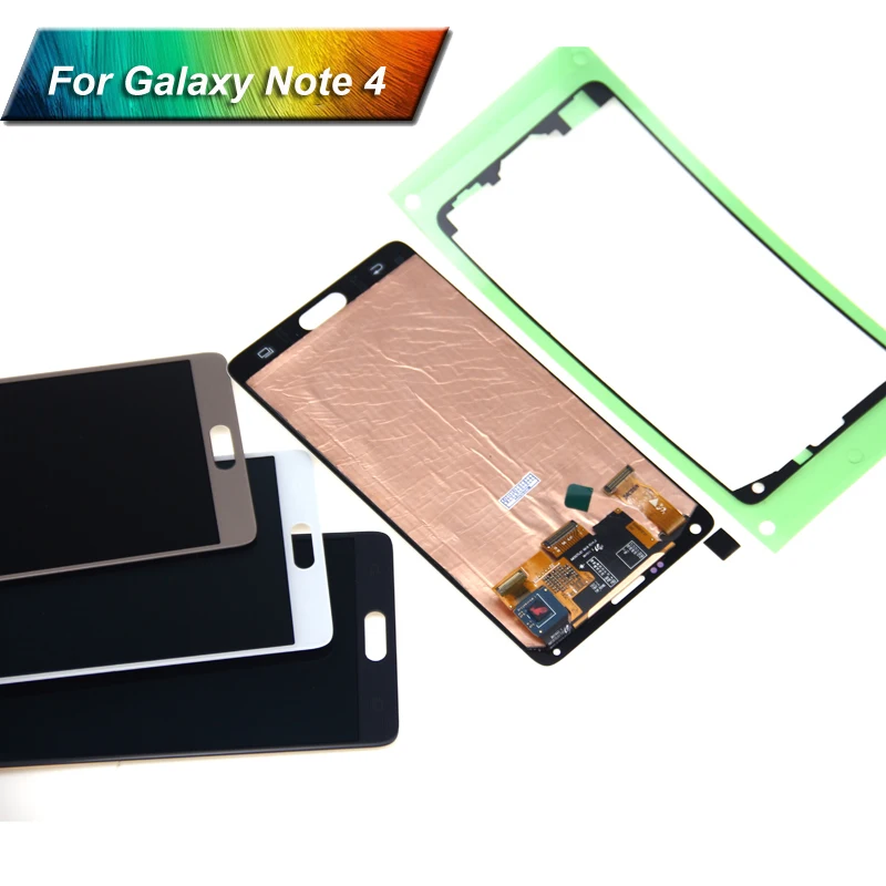 100% протестированный ЖК дисплей для Samsung Galaxy Note4 N910C N910 N910A N910F сенсорный экран