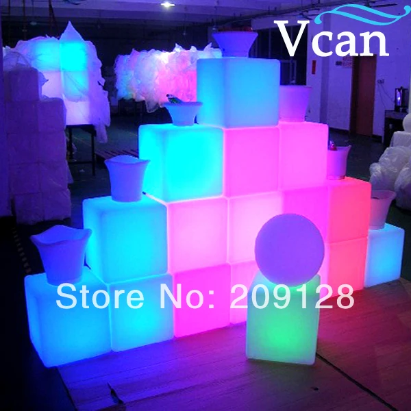 100% водонепроницаемый светодиодный куб 20 см 30 40 см|cube red|cube speedcube fridge |