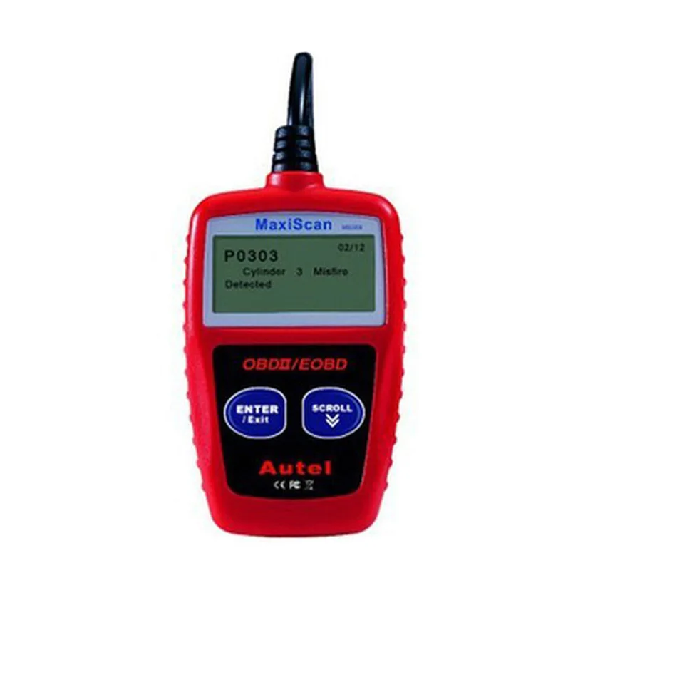 MS309 OBD2 OBDII EOBD сканер считыватель кодов автомобиля тестер данных диагностический