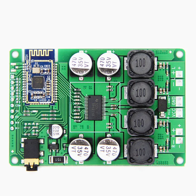 Bluetooth 5 0 усилитель мощности плата 2x3 Вт/20 Вт поддержка AUX аудио вход