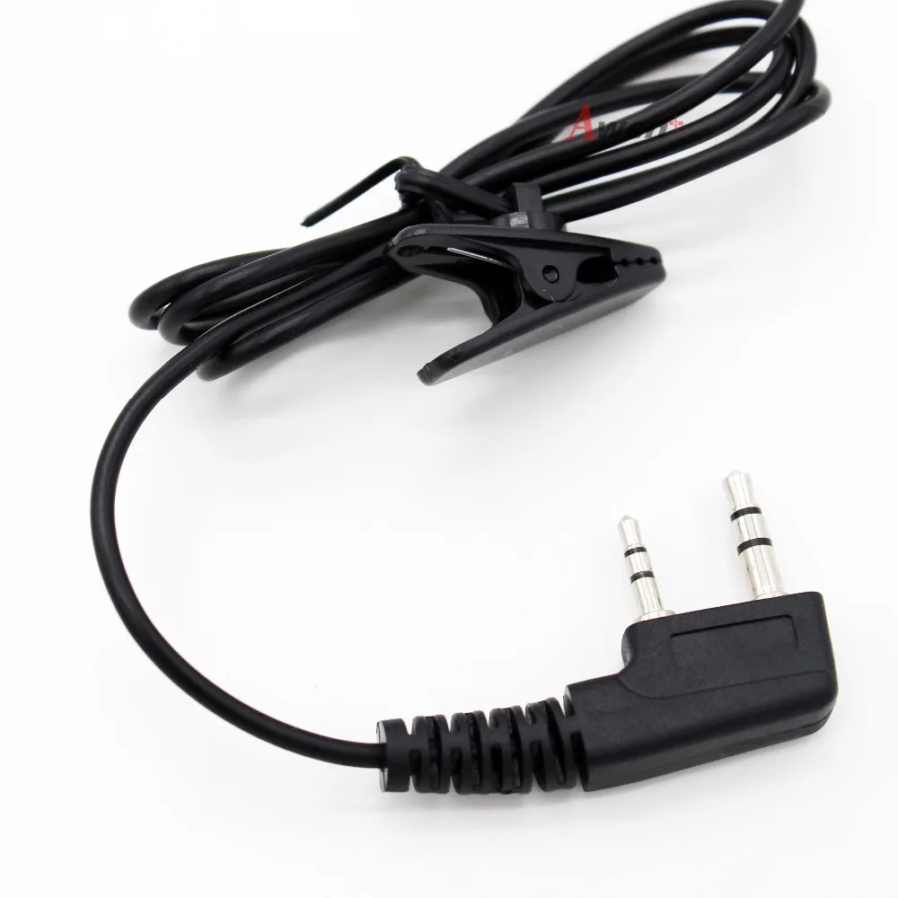 2 контактный ушной крючок гарнитура для BaoFeng UV 5R 6R 5RA 5RB 5RC 5RE плюс 82 GT 3 BF F8 + 888S