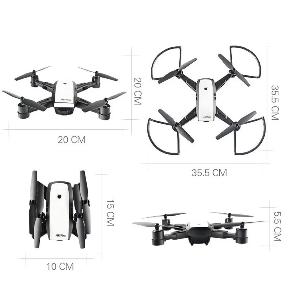 EBOYU LH-X28GWF, двойной gps FPV 2,4G, 4 оси, RC Квадрокоптер, складной Дрон с камерой HD 720 P/1080 P, Wifi, Безголовый режим, Радиоуправляемый Дрон RTF