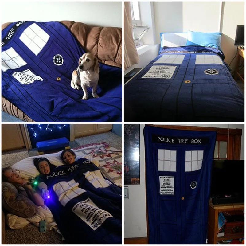 Домашний текстиль одеяло Doctor Who Tardis аниме диван фланелевая флисовая ткань