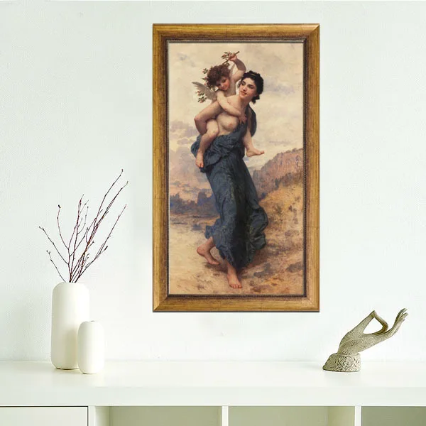 Картина маслом ручной работы воспроизведение Венеры и Амура от William Bouguereau | Дом