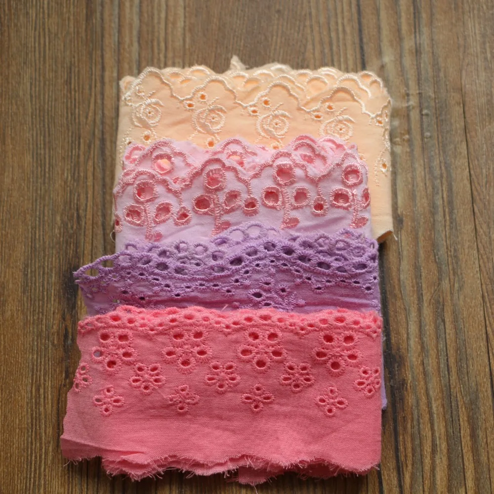 Хлопковые кружевные аксессуары для шитья 5 ярдов ручная работа сумка одежды