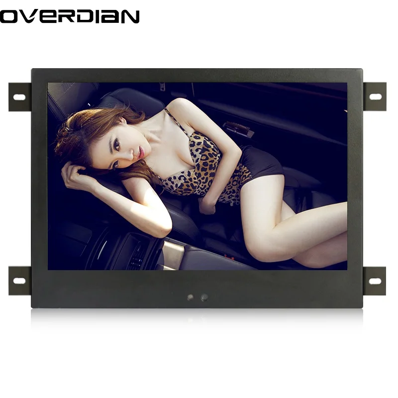 10.1/10&quotIndustrial Control Monitoring Machines Resistive Screen VGA/HDMI/USB interface Metal Shell Embedded Lcd Monitor 16:9 |