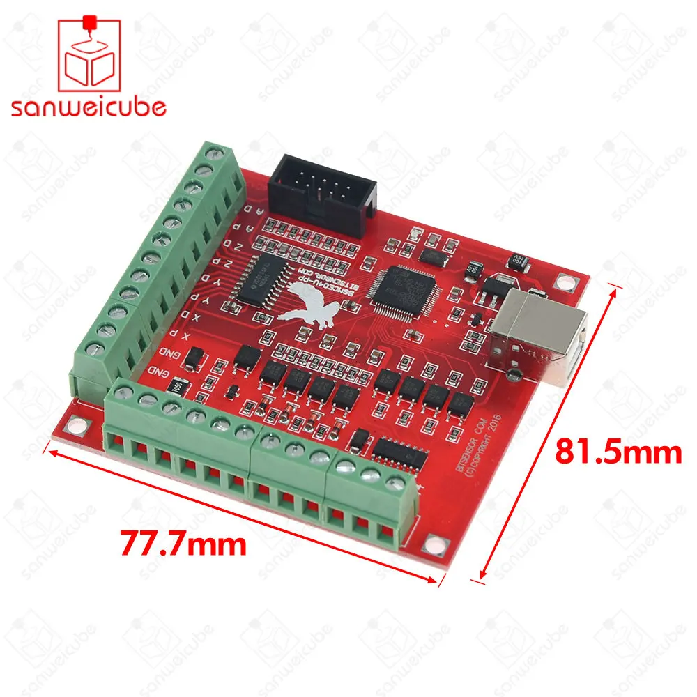 1 шт. ЧПУ USB MACH3 100 кГц секционная плата 4 оси интерфейс драйвер контроллер движения ЧПУ USB MACH3 100 кГц секционная плата 4 оси в