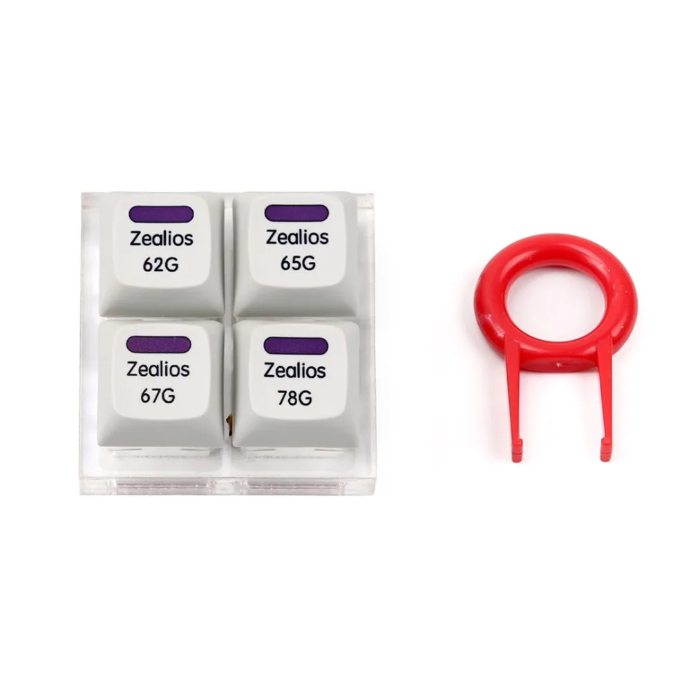 Zealios v2 переключатель фиолетовый Zealio переключатели (тактильные) тестер 62g 65g 67g 78g |