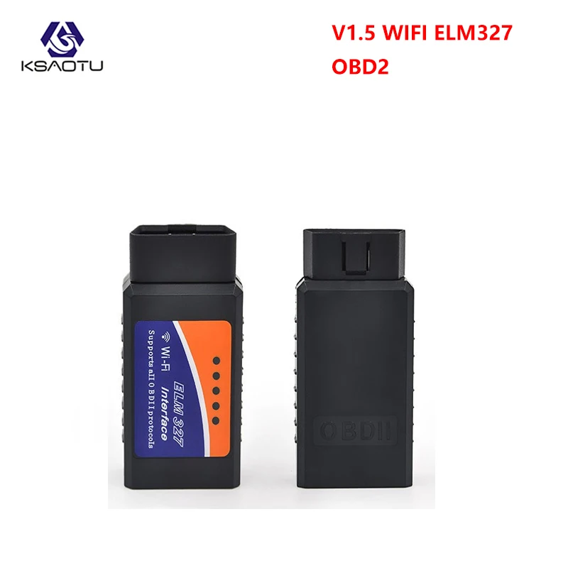 KSAOTU ELM327 V1.5 Wifi Bluetooth OBD2 сканер OBD 2 KSOBD07|Диагностические сканеры для автомобиля| |